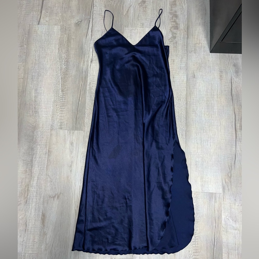 Navy blue, 100% polyester dress
